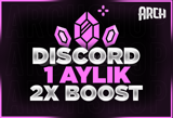 ⭐1 DAKİKADA⭐ 1 AYLIK 2X SERVER BOOST/GARANTİLİ