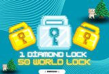 ⭐️ 1 DİAMOND LOCK | 50 WORLD LOCK!! ⭐️