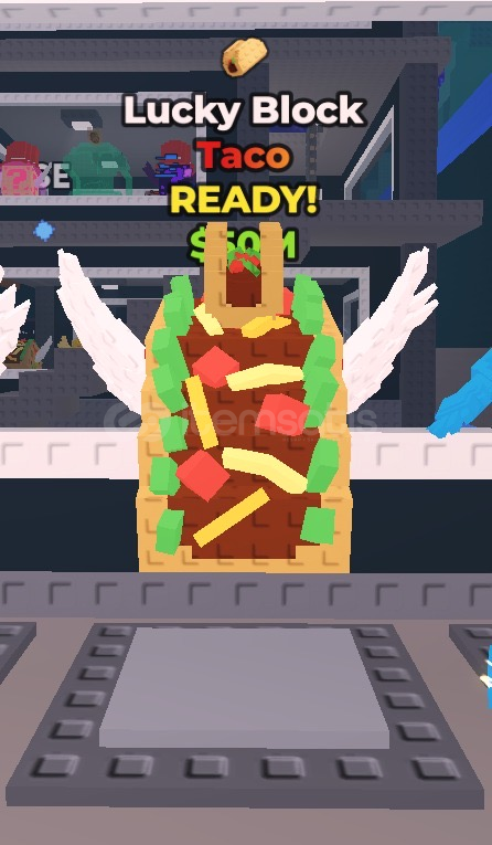 1 Efektli / Normal Taco Lucky Block 1 Efektli / Normal Taco Lucky Block