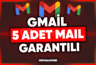 ⭐5X GMAİL - YÜKSEK KALİTE - OTO TESLİMAT⭐