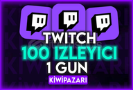 ⭐️[1 GÜN] TWITCH 100 CANLI İZLEYİCİ