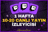 ⭐[1 HAFTA] 10-20 CANLI İZLEYİCİ⭐