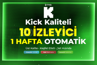 1 Hafta - 10 Canlı Yayın İzleyici - Garanti 1 Hafta - 10 Canlı Yayın İzleyici - Garanti