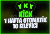 ⭐[1 HAFTA] 10 KİCK CANLI İZLEYİCİ (OTOMATİK!)