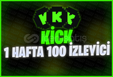 ⭐[1 HAFTA] 100 KİCK CANLI İZLEYİCİ (OTOMATİK!)