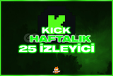⭐️1 HAFTA 25 GERÇEK İZLEYİCİ GARANTİLİ⭐️