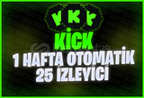 ⭐[1 HAFTA] 25 KİCK CANLI İZLEYİCİ (OTOMATİK!)