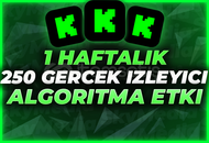 ⭐[1 Hafta - 250 Gerçek İzleyici]+ALGORİTMA⭐