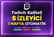 1 Hafta - 5 Canlı Yayın İzleyici | Garanti 1 Hafta - 5 Canlı Yayın İzleyici | Garanti