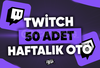 ⭐ 1 HAFTA OTO 50 İZLEYİCİ TWITCH ⭐