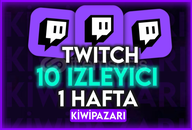 ⭐️[1 HAFTA] TWITCH 10 CANLI İZLEYİCİ