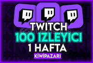 ⭐️[1 HAFTA] TWITCH 100 CANLI İZLEYİCİ