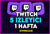 ⭐️[1 HAFTA] TWITCH 5 CANLI İZLEYİCİ