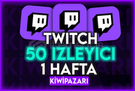 ⭐️[1 HAFTA] TWITCH 50 CANLI İZLEYİCİ