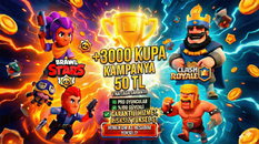 1 Haftada 3000 Kupa Garantili Hizmet Clash Royal