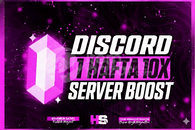1 Haftalık 10x Server Boost