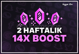 2 Haftalık 14x BOOST - %25 indirimli