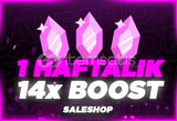 1 Haftalık 14X Boost Discord