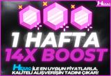 ⭐️1 Haftalık 14x Boost |✅Garantili!