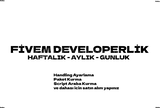 1 HAFTALIK DEVELOPER HİZMETİ | 