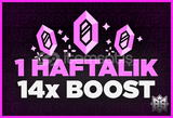 1 Haftalık Discord 14x Boost