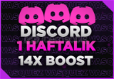 [1 HAFTALIK]⭐ Discord 14x Boost ⭐