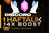 1 Haftalık Discord 14x Boost ANLIK | GARANTİ