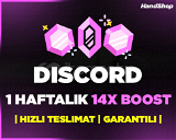 1 Haftalık Discord 14x Boost | GARANTİLİ ⭐