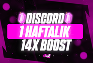 ⭐[1 HAFTALIK] Discord 14X Server Boost