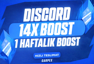 ⭐[1 HAFTALIK] Discord 14X Server Boost