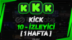 [1 HAFTALIK] KİCK CANLI YAYIN 10 İZLEYİCİ