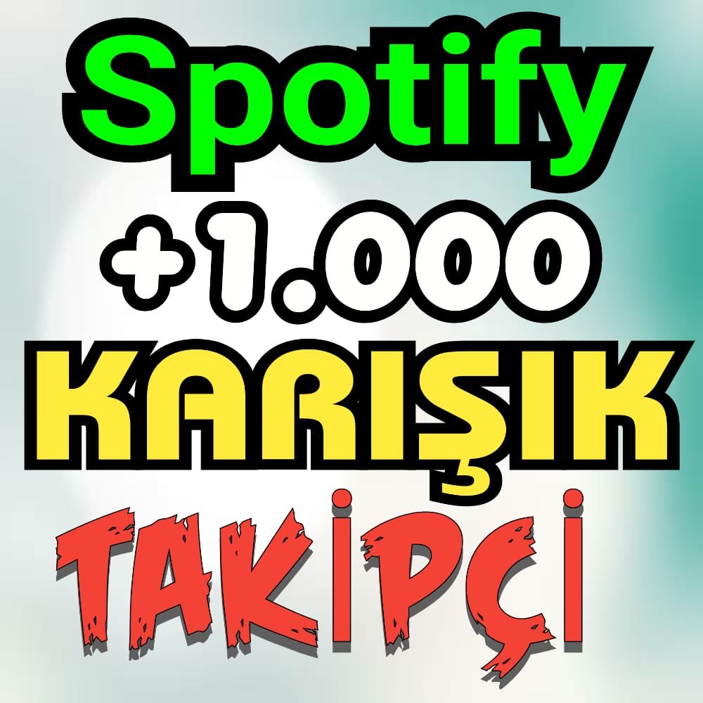 1 K Spotify Takipçi Orta Hızlı İNDİRİMDE ✈️