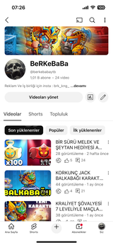 1 k youtube hesabı 