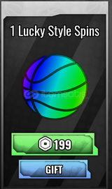 1 Lucky Style Spins | Basketball Zero