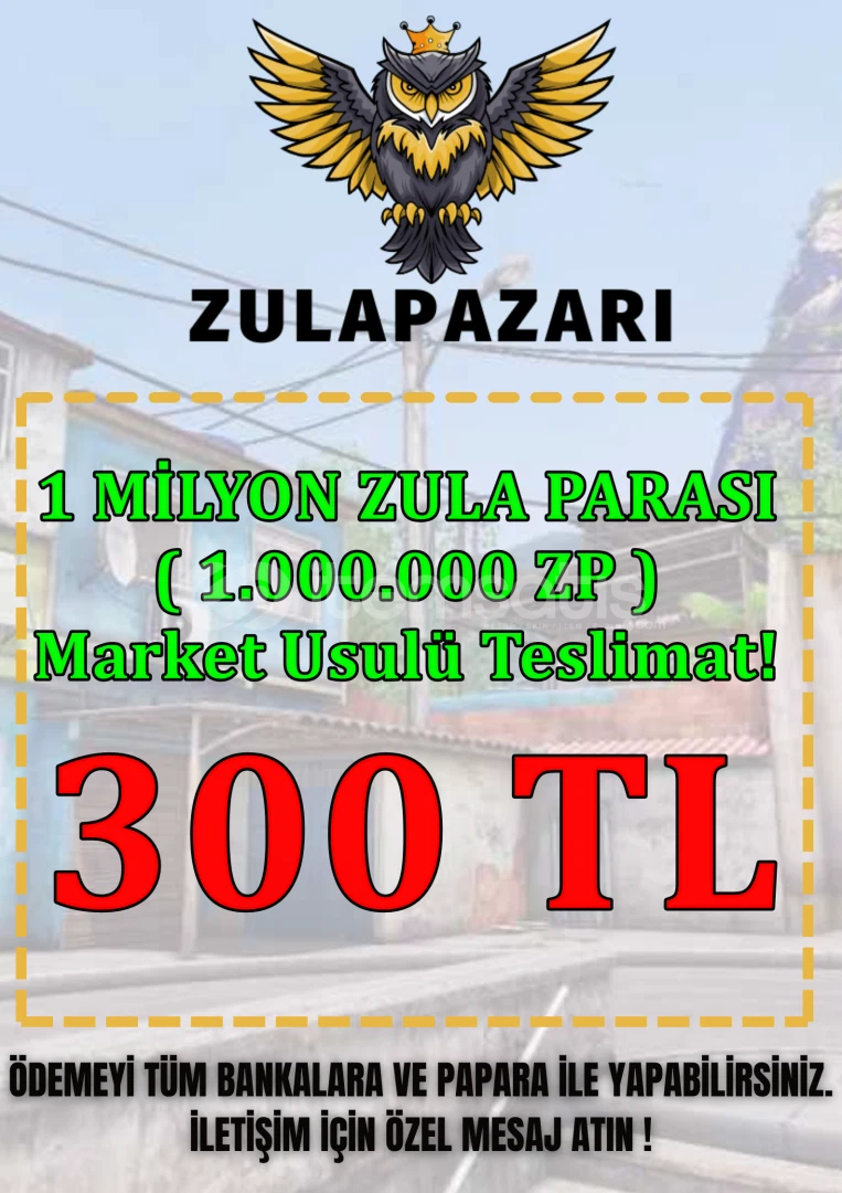 1 M ZP 300 TL ANINDA TESLİM 1 M ZP 300 TL ANINDA TESLİM