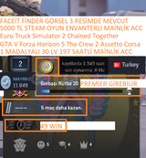 1 MADALYALI 30 LV GTA V ETS 2 Forza Horizon 5 T