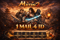 1 MAİL 4 ID 100 TL 2 FA GEREKMEZ