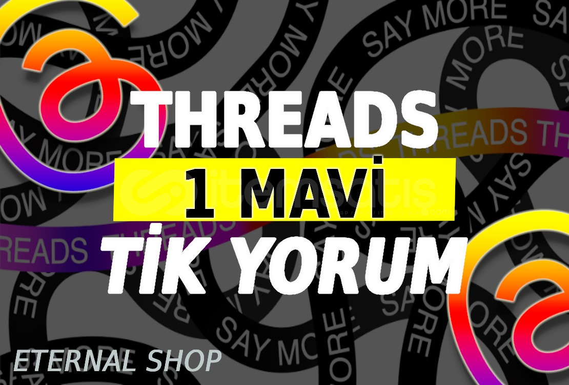 1 Mavi Tikli Threads Özel Yorum - KEŞFET 1 Mavi Tikli Threads Özel Yorum - KEŞFET