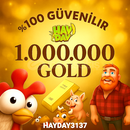 1 MİLYON ALTIN 40 LEVEL ÜZERİ 