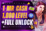 1 Milyar Cash + 1000 Level + FULL Unlock |