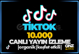 ⭐ 1 Saat 10 000 Tiktok Canlı İzleyici ⭐