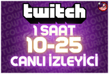 ⭐ 1 Saat 10-25 Canlı İzleyici ⭐