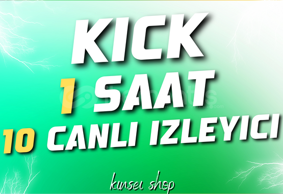 1 SAAT 10 KICK CANLI IZLEYICIİ 1 SAAT 10 KICK CANLI IZLEYICIİ