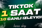 1 SAAT 10 TIKTOK CANLI IZLEYICI ✅