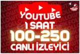 ⭐ 1 Saat 100-250 Youtube Canlı İzleyici ⭐