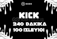 4 SAAT 100 İZLEYİCİ - HIZLI TESLİMAT 