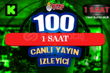 ⚜️1 SAAT ~ 100 KICK CANLI YAYIN İZLEYİCİ