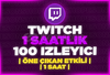 ⭐️[1 SAAT] 100 TWİTCH CANLI YAYIN İZLEYİCİ⭐️