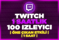 ⭐️[1 SAAT] 100 TWİTCH CANLI YAYIN İZLEYİCİ⭐️
