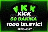 ⭐[1 SAAT] 1000 KİCK CANLI İZLEYİCİ OTO TESLİM